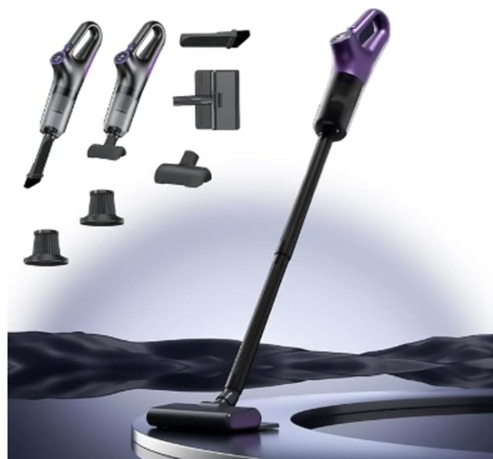 23KPa Cordless Stick Handheld Vacuum Home Car Pet Hair USB Rechargeable New/OB